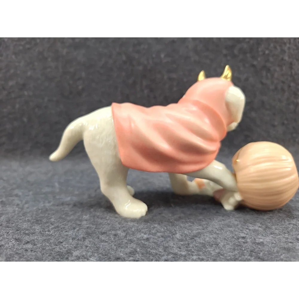 Lenox Puppy Sweet Little Devil Labrador Halloween Dog Pumpkin 24k Gold Accents